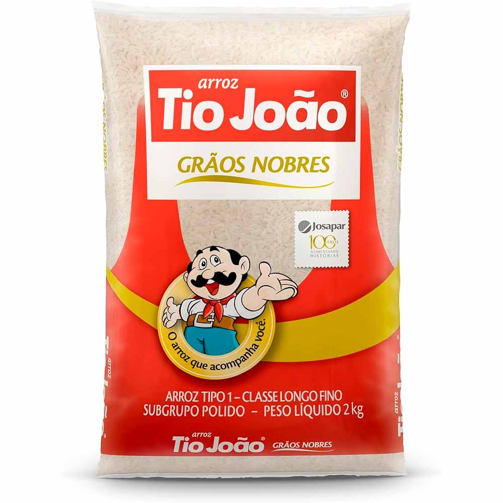 Arroz branco Tio João tipo 1
