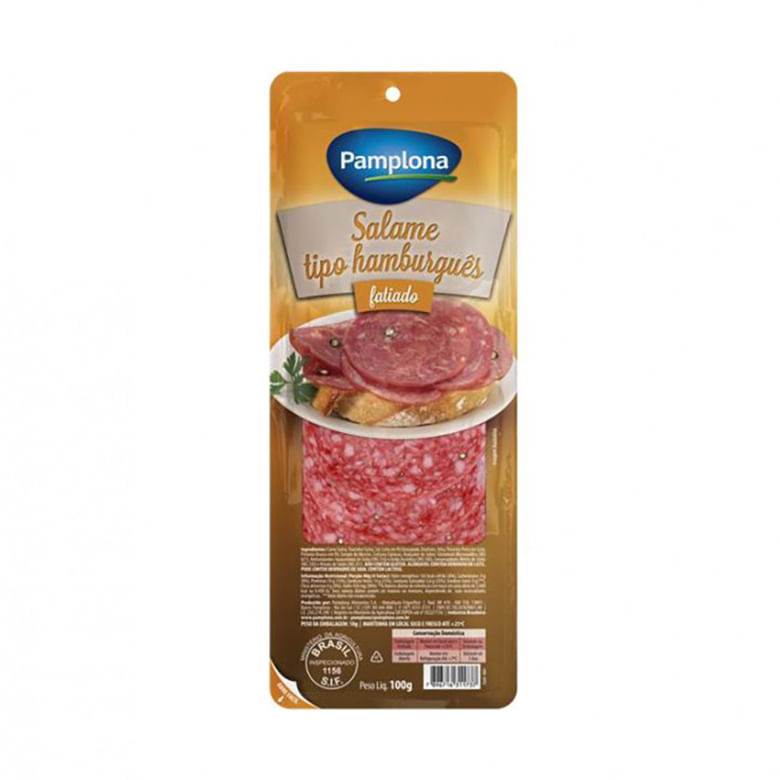 Salame hambúrgues Pamplona 100g fatiado