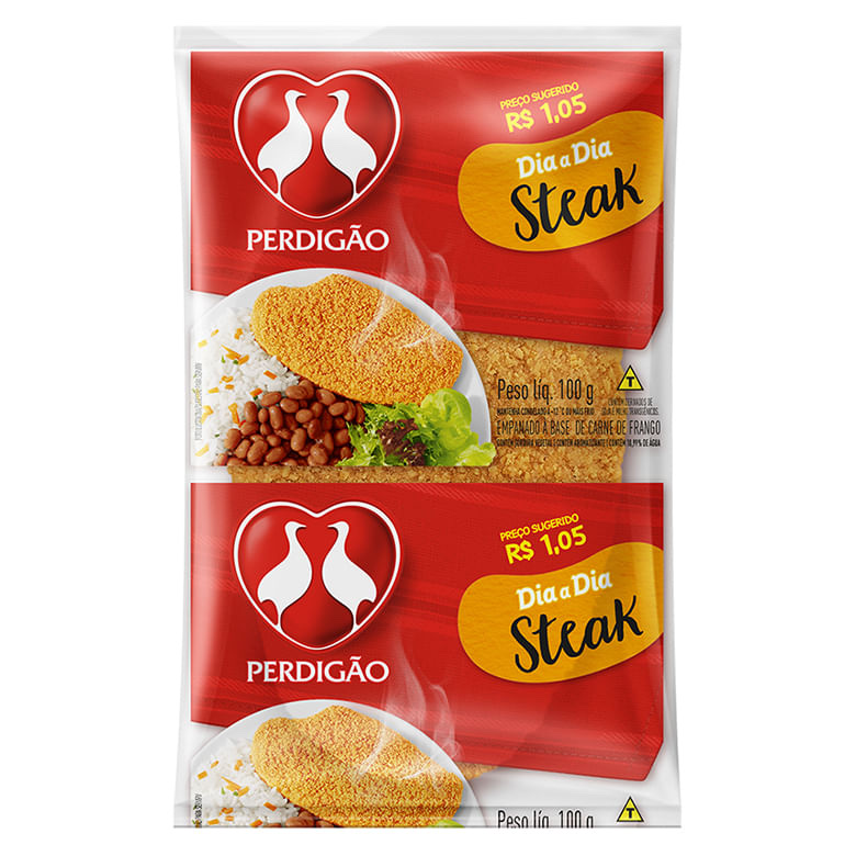 Steak de frango Perdigão 100g