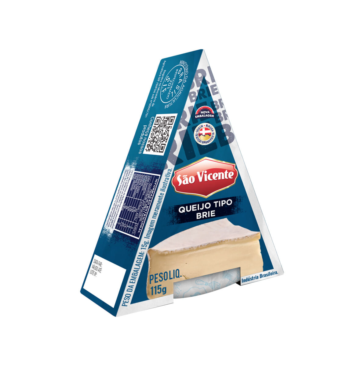 Queijo Brie São Vicente 115g