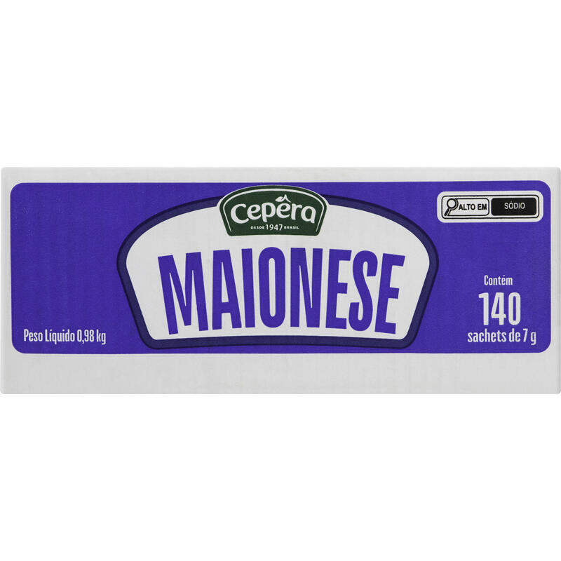 Maionese Cepêra sachê 140x7g