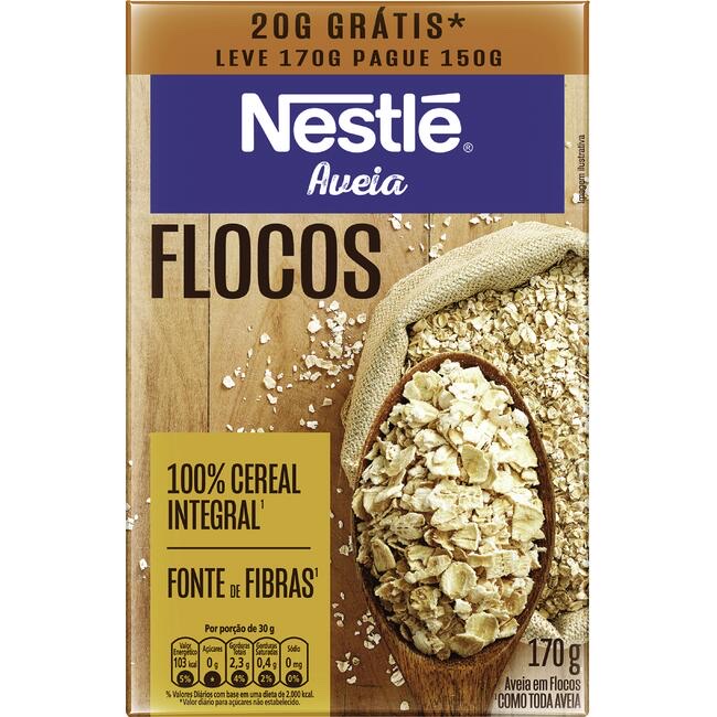 Aveia em flocos Nestlé 170g