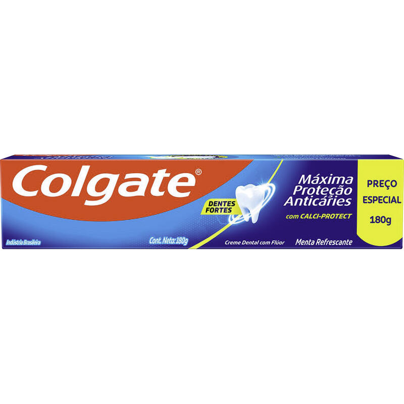 Creme dental Colgate 180g (máxima proteção anticáries)