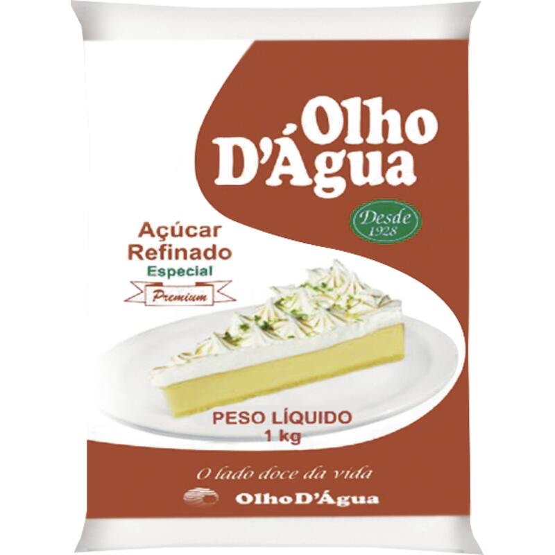 Açúcar Refinado Olho D'Água 1kg
