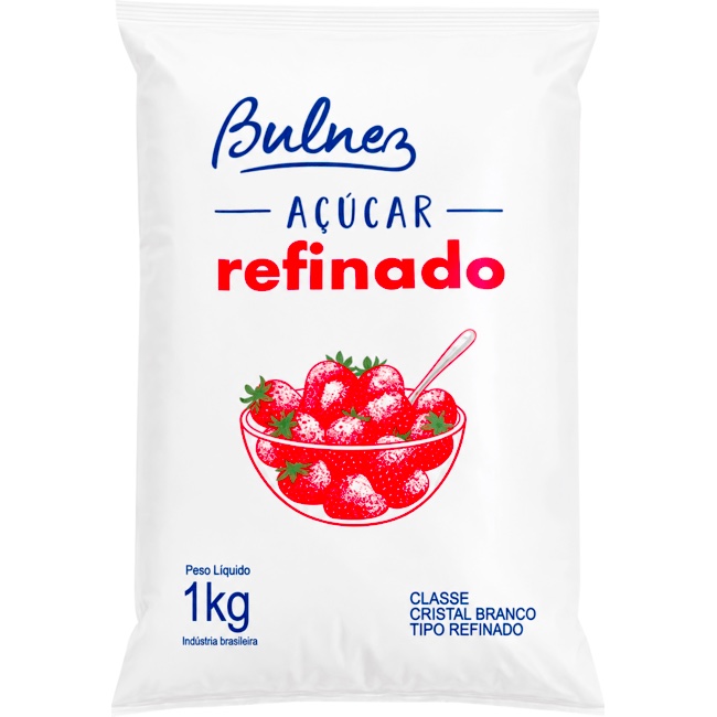 Açúcar refinado 1kg