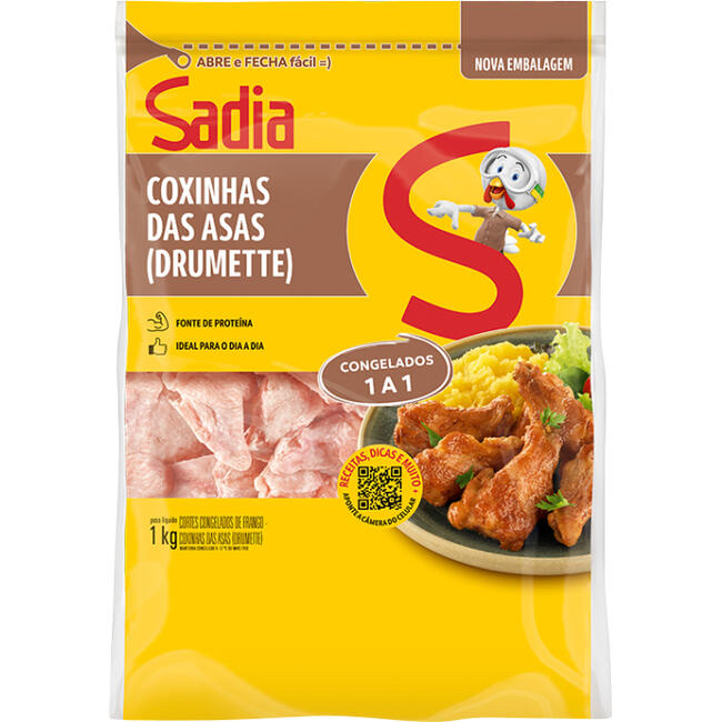 Coxinha da asa de frango Sadia congelada 1kg