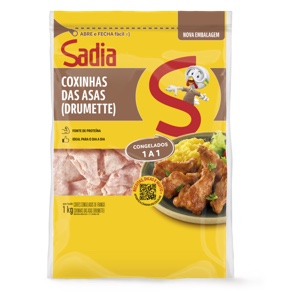 Coxinha da asa de frango Sadia pacote 1kg