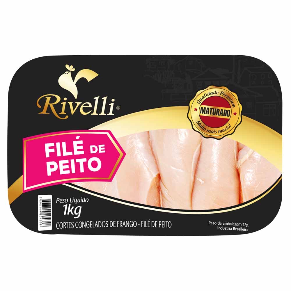 Peito de frango bandeja 1kg congelado