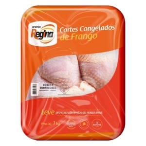 Filé de coxa com sobrecoxa Regina bandeja 1kg