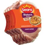 Bisteca Suína Fatiada Seara Congelada preço por quilo no pacote 1kg