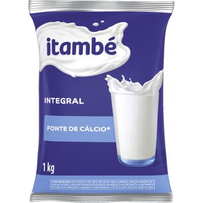 Leite em pó integral Itambé 1kg sachê