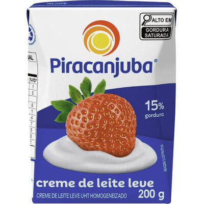 Creme de leite Piracanjuba Leve TP
