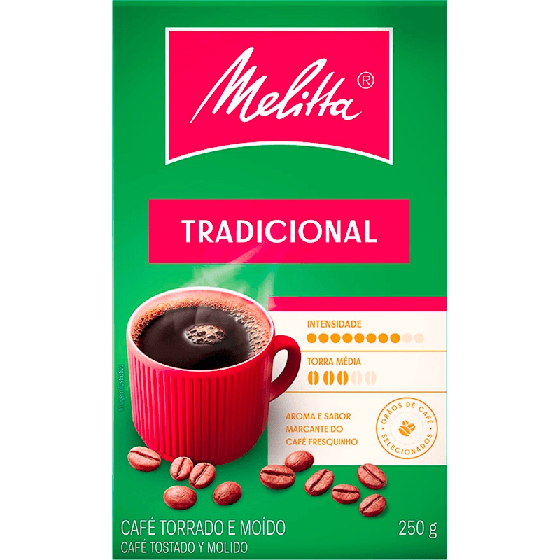 Café a vácuo Melitta 250g (tradicional)
