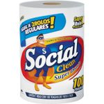 Papel toalha Social Clean 2x1