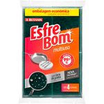Esponja Multiuso Esfrebom pacote com 4 unidades