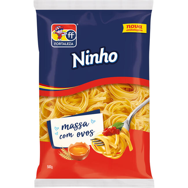 Macarrão ninho Fortaleza 500g com ovos