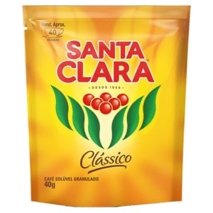Café Santa Clara clássico solúvel