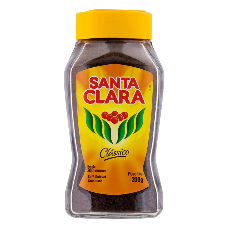 Café Santa Clara Solúvel Vidro