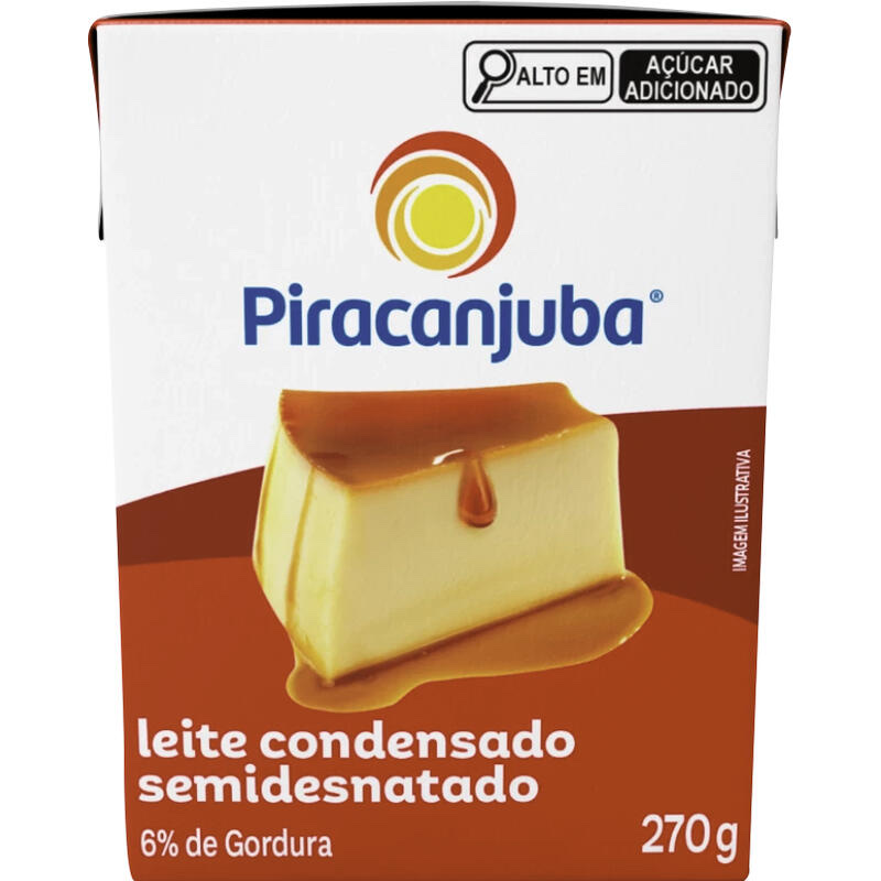 Leite Condensado Piracanjuba Semidesnatado