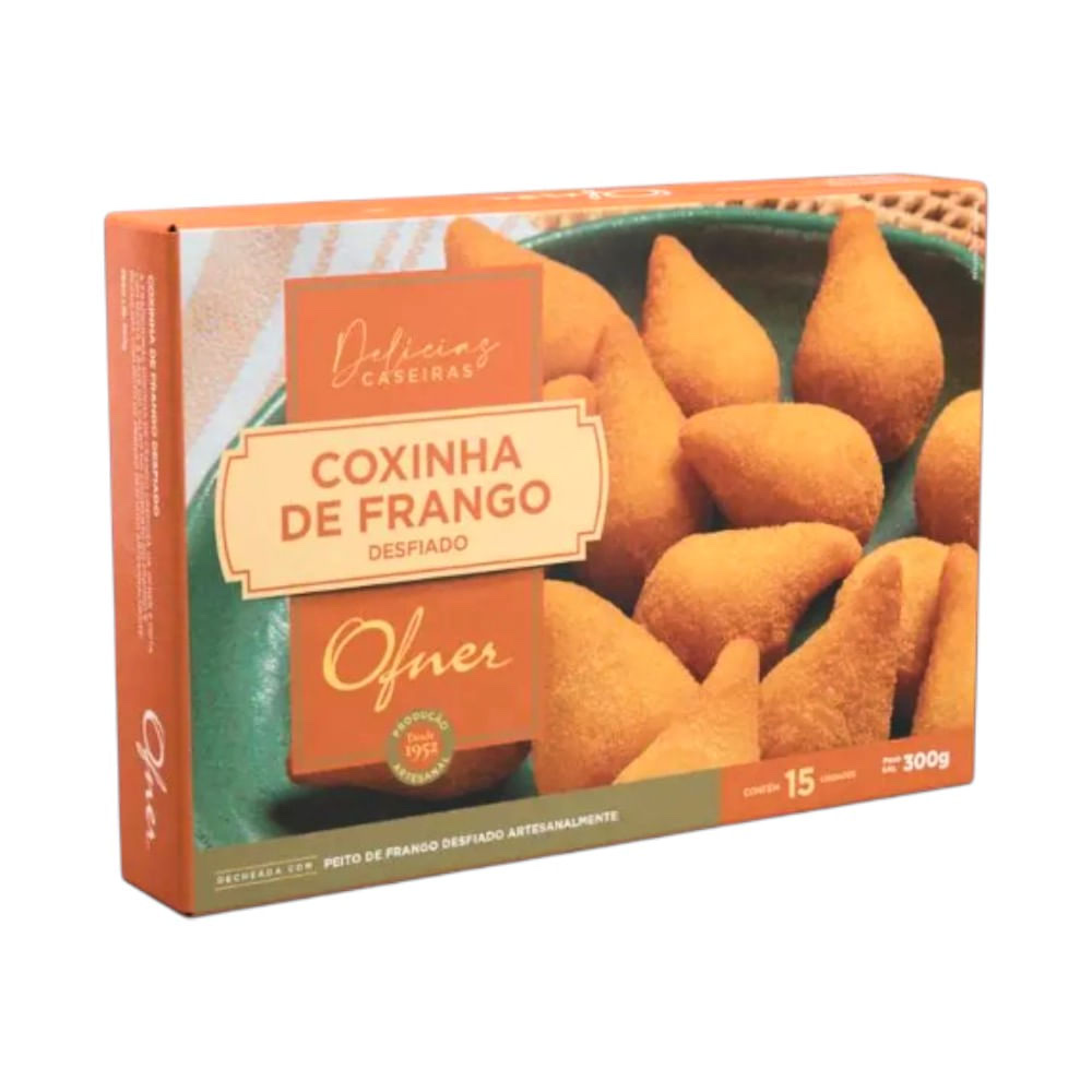 Coxinha congelada de frango 800g