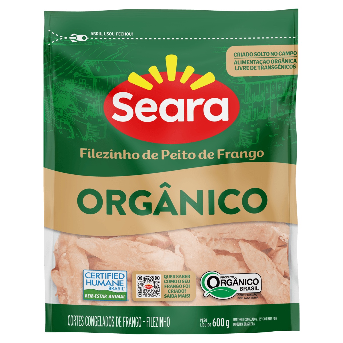 Filezinho de peito de frango congelado