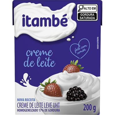 Creme de leite Itambé caixa 200g