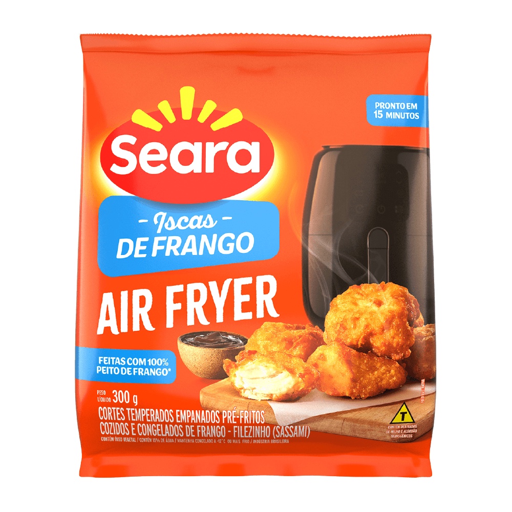 Isca de frango tradicional crocante