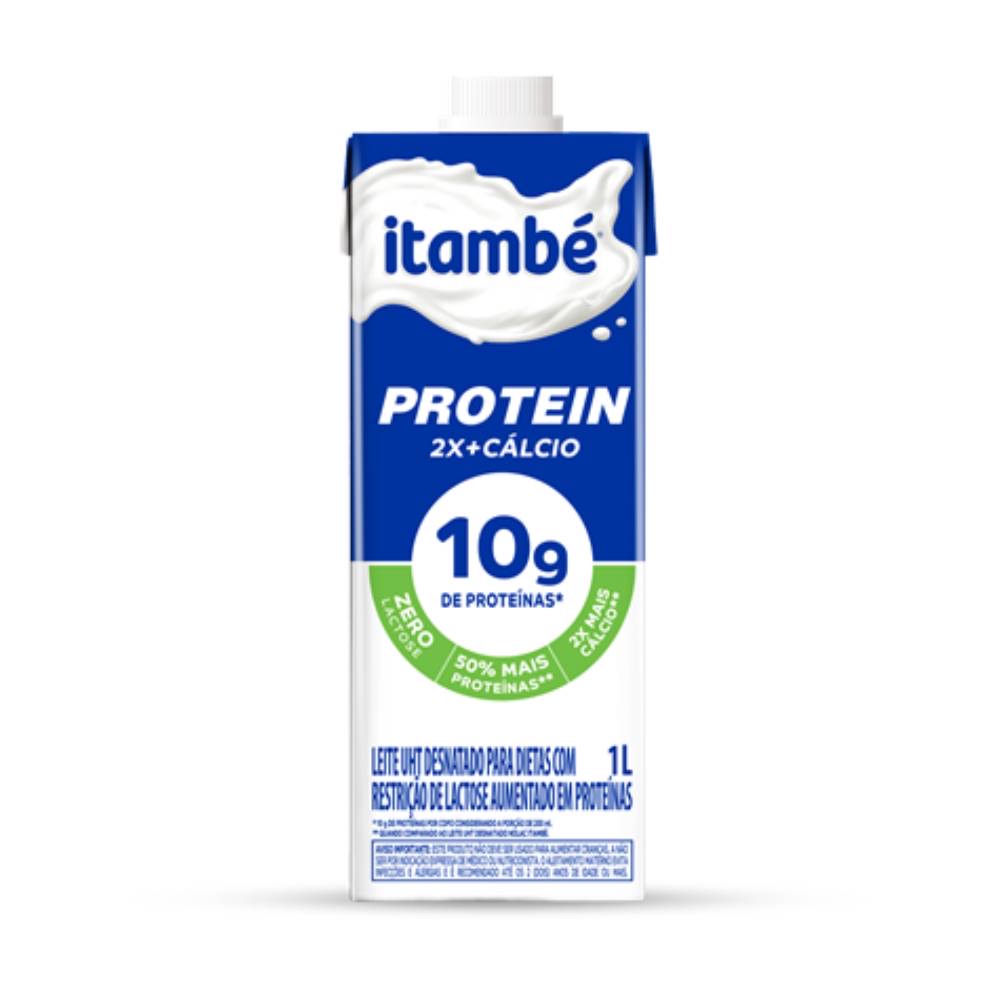 Leite UHT desnatado zero lactose Itambé