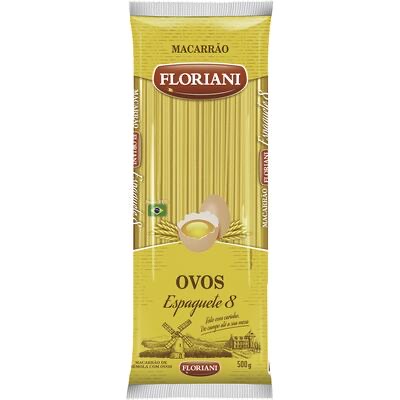 Macarrão Espaguete Com Ovos Fortaleza 500g