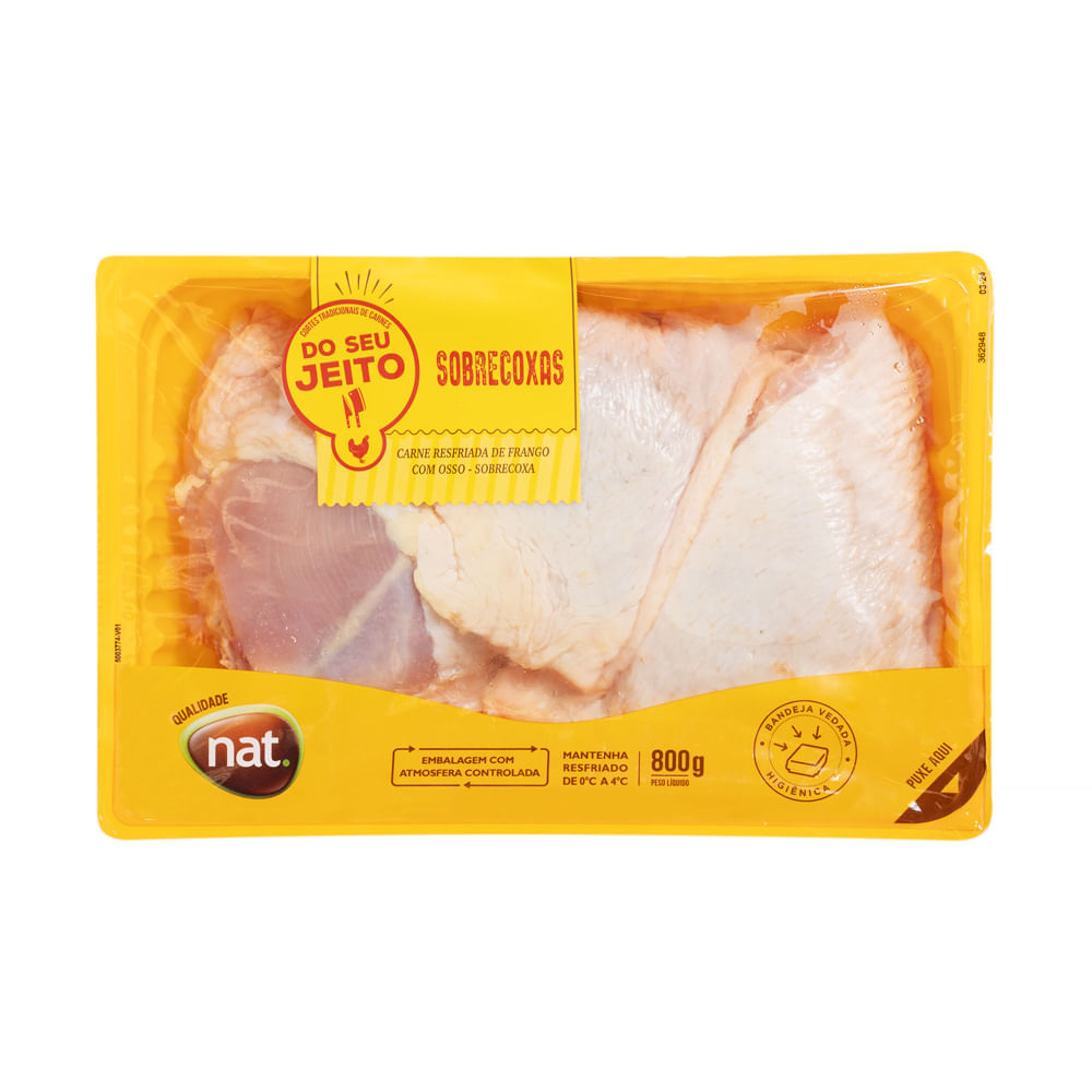 Coxa ou sobrecoxa de frango REGINA resfriada 700g exceto sem pele