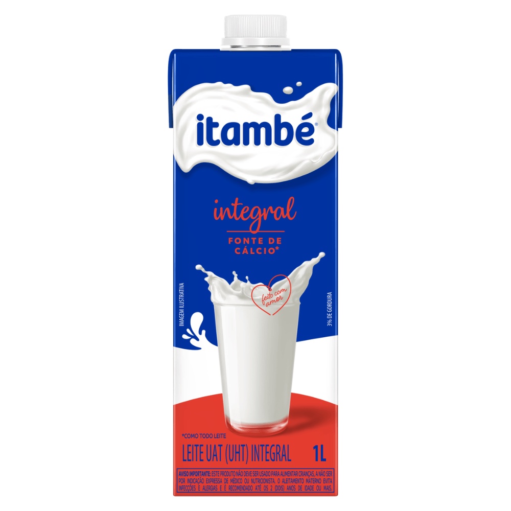 Leite em pó integral Itambé sachê
